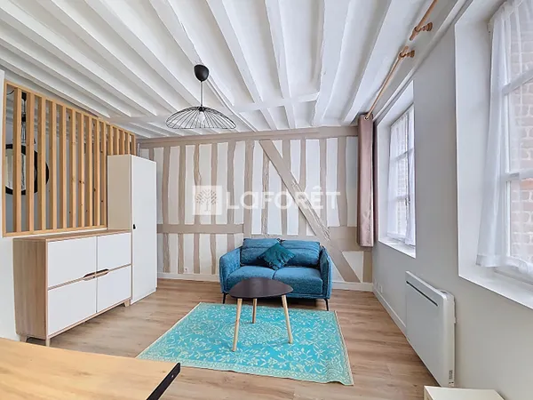 Appartement Rouen coin nuit 28 m2 Vieux-Marché 