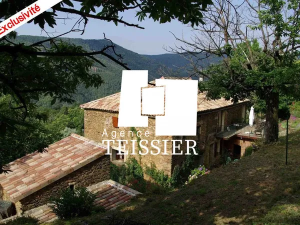 Exclusivité, 07260 St Melany : maison en pierre indépendante e 