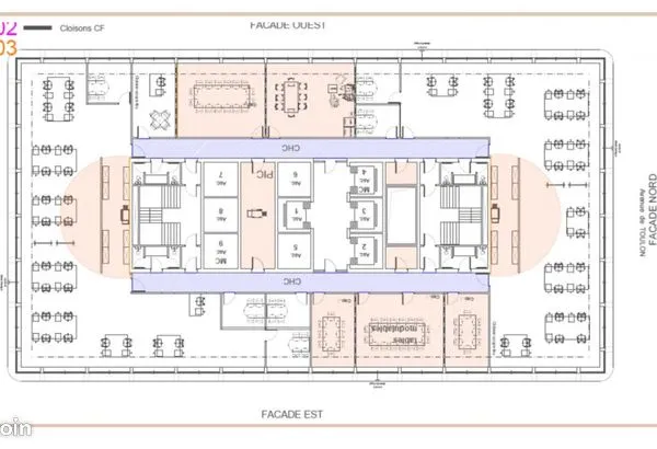 Bureaux 4074 m² 