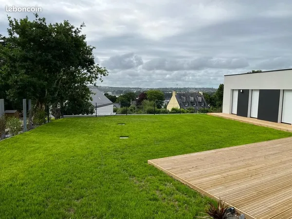 A Louer Maison d'architecte 130 m² - Vue mer - Kéraliou, Plougastel-Daoulas 