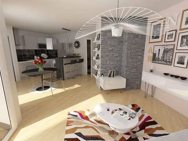 Appartement 2 pièces 38 m² 
