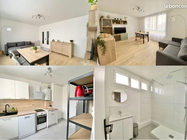 Colocation 4 chambres 86 m2 