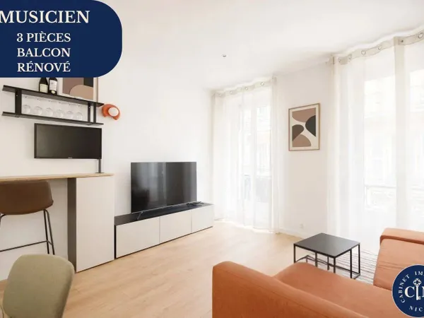 Appartement 3 pièces 55 m² 
