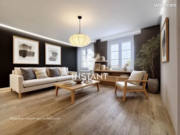 Appartement 3 pièces 68 m² 
