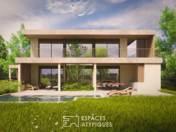 Projet de construction d'une maison contemporaine de 210m2 habitable à proximité du centre 