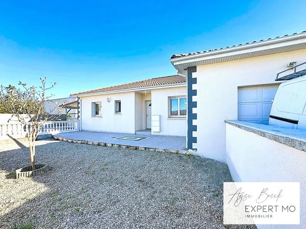 Chanas (38150) : Maison de plain-pied 4 chambres 128 m2 