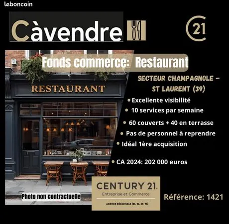 Immobilier professionnel Vente Champagnole   94000€