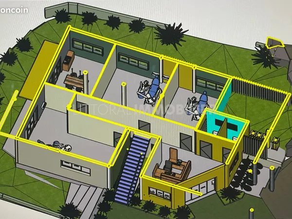 Local 174 m² L ETANG SALE 