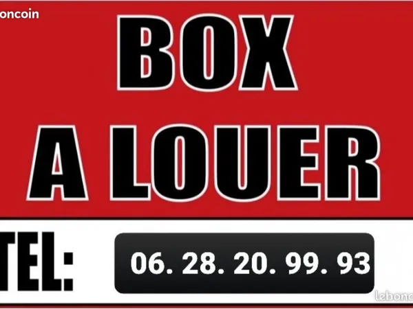 GARAGE/BOX à louer - WASSY 