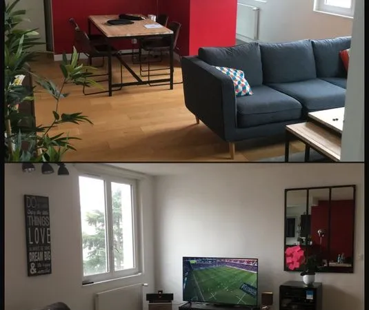T3 meublé - 62 m² - Très lumineux - Tram Félix Faure 