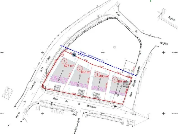 Terrain 403 m² Tour-en-Bessin 