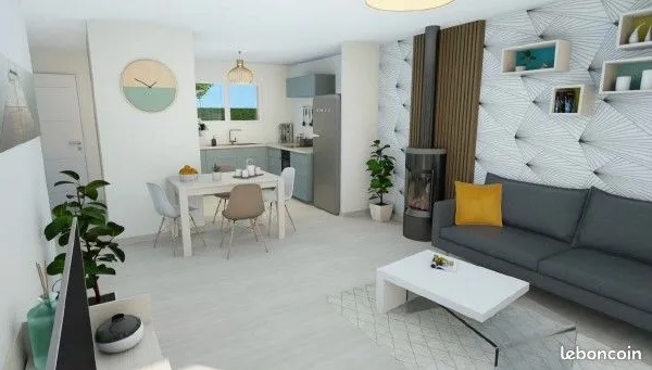 Plain-pied 3 chambres neuf 
