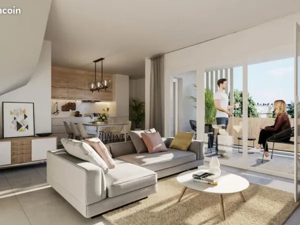 Appartement 3 pièces 58 m² 
