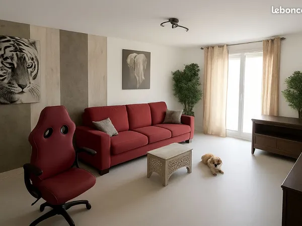 Nantes sèvres - appartement 3 pièces avec parking en sous-sol et cave 