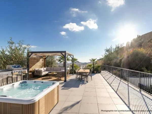 Sublime penthouse de 4 pièces à Nice Cimiez avec vue panoramique