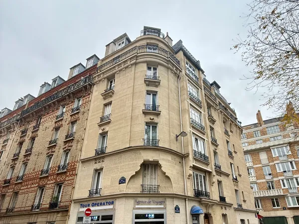 Studio 16m², Rue calme du XVème 