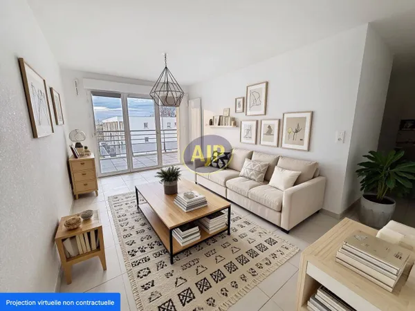 Appartement 3 pièces 53 m² 