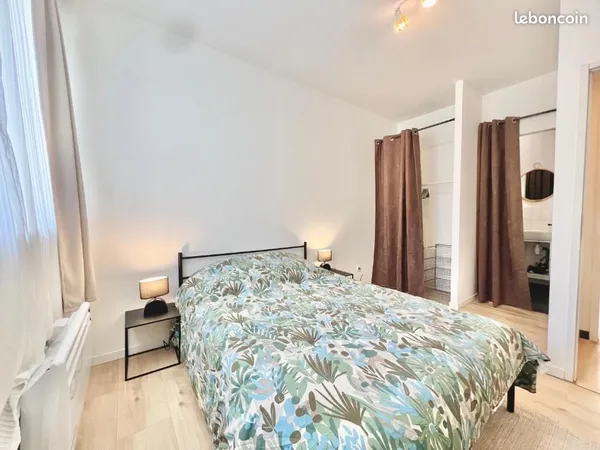 Chambre avec sdb privative, jardin, poêle à bois 