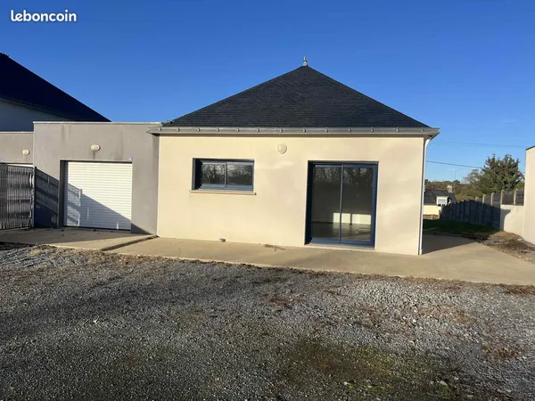 Maison plain pied + garage et jardin - Saint-Nicolas-de-Redon 