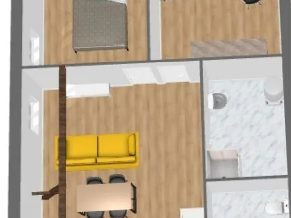 Appartement T3 meublé 