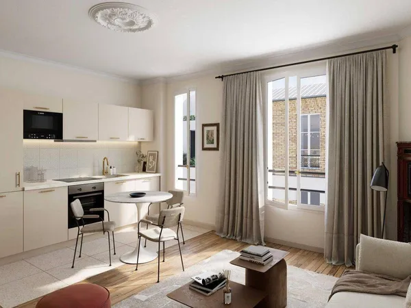 Appartement 3 pièces 49 m² 