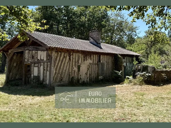 Bourriot-Bergonce - A renover - Batiment + dépendances - 8000m2 