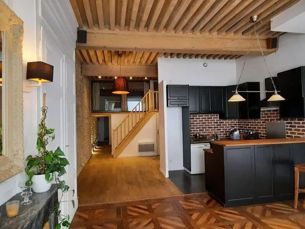 Appartement Haussmannien atypique, charme, coeur Presqu'Ile, terrasse jardin 25 m2 