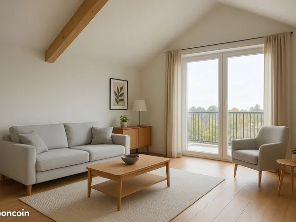 Magnifique 3 pièces neuf avec balcon situé au 2ème et dernier étage 