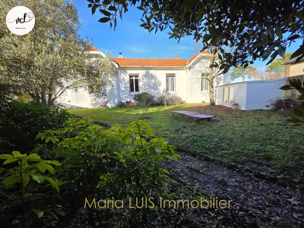 A vendre maison arcachonnaise de 116 m2 avec dépendances au 