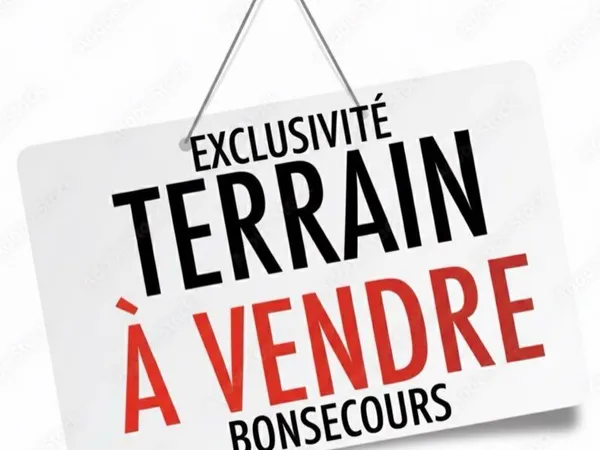 Terrain à bâtir - Bonsecours 