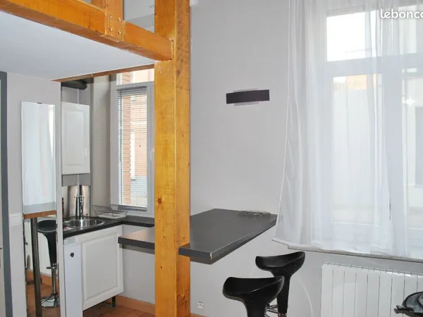 Studio 1 pièce 13 m² 