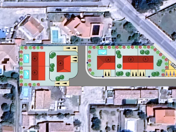 Terrain en individuel 385 m² 