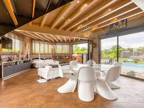 Maison contemporaine, basse consommation à Drumettaz Clarafond 