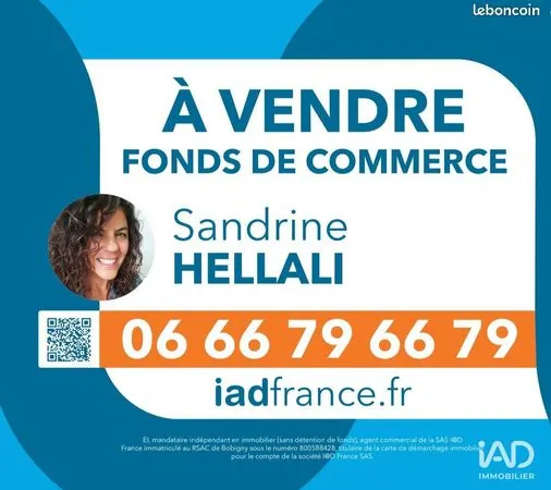 Fonds de commerce 31 m² 