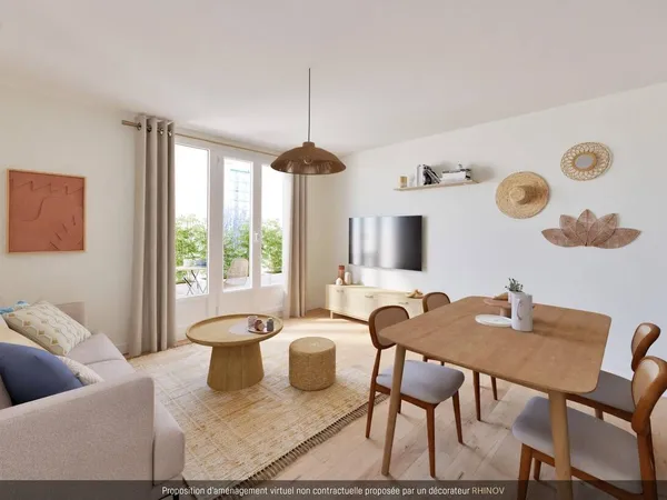 Appartement 4 pièces 69 m² 