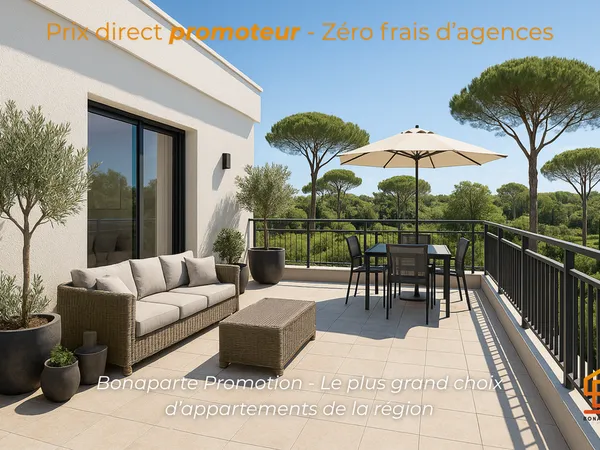 CENTRE VIAS BEAU T3 NEUF AVEC TERRASSE 