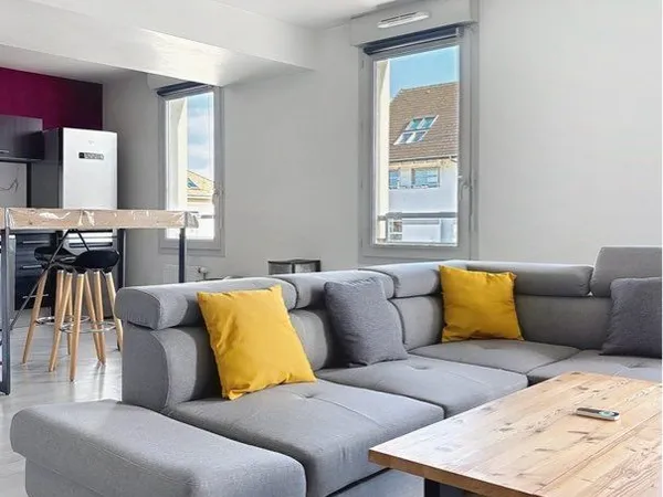 T3 meublé 69 m² - Cran-Gevrier (Annecy) secteur Turbine - Balcon, garage et parking 