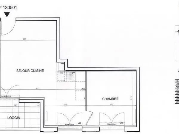 Appartement 2 pièces 53 m² 