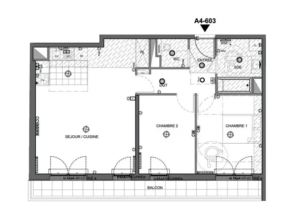 Appartement 3 pièces 67 m² 