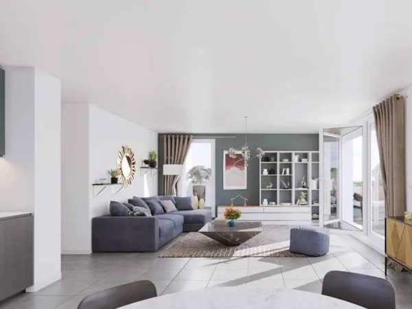 T4 standing lumineux avec loggia - Lyon - 90m² 