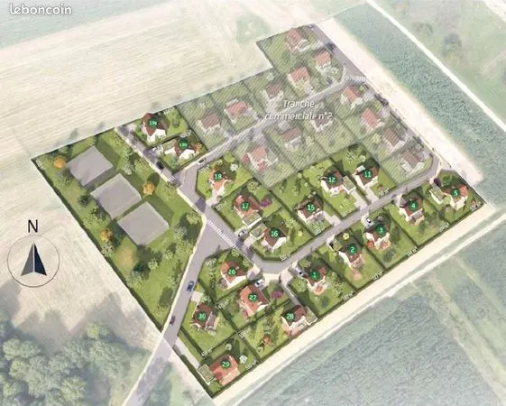 Terrain 526 m² 