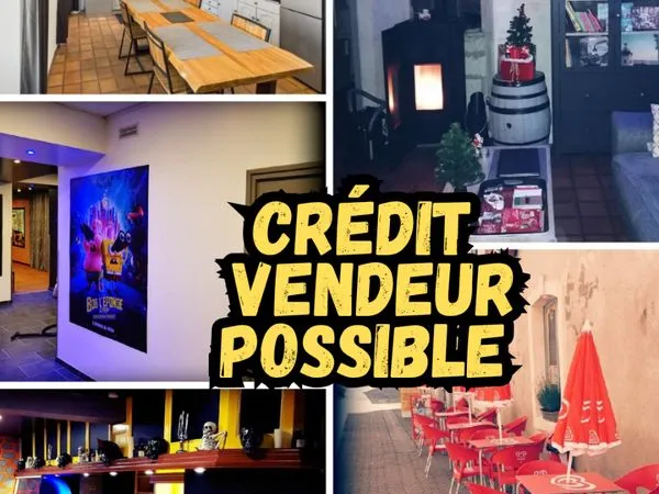 Crédit vendeur pour grande maison et local commercial 