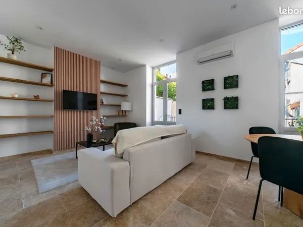 Appartement climatisé T2 refait à neuf 