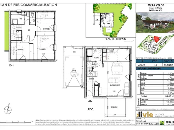Maison 4 pièces 94 m² 