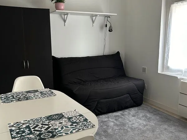 Studio 14m2 meublé libre janvier 2026 