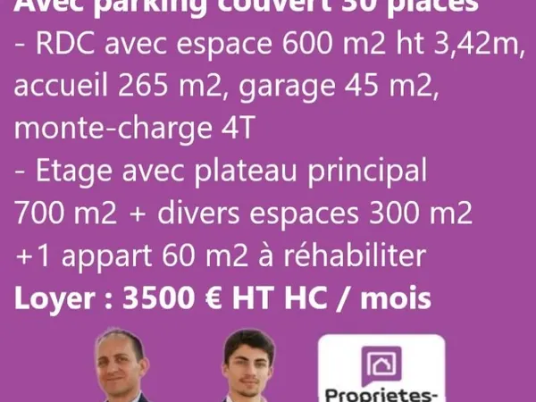 Local d'activité 2 000 m² 