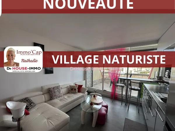 NOUVEAUTE AU VILLAGE NATURISTE , BEL APPARTEMENT SUR LA RESIDENCE HELIOPOLIS AVEC PARKING 