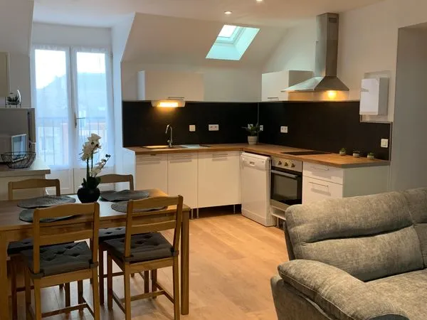 Appartement F2, 42m² refait à neuf et entièrement meublé 