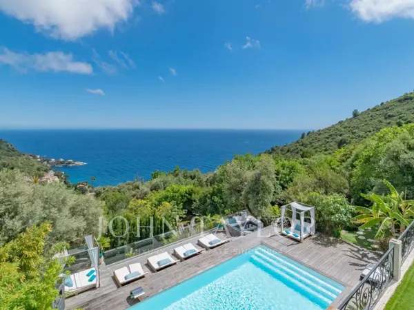 EZE - VILLA VUE MER PANORAMIQUE - PISCINES - GARAGES - 7 CHAMBRE 