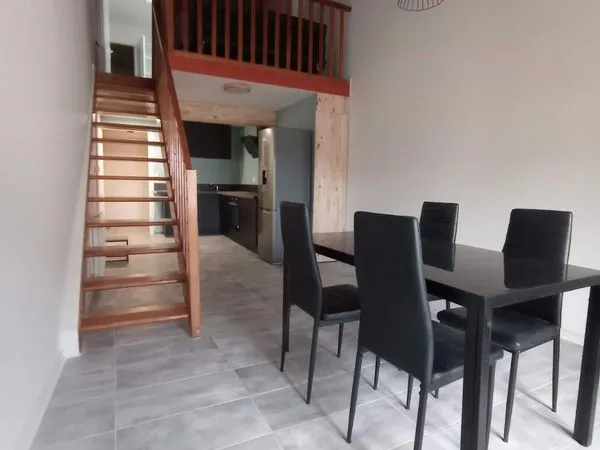 Loue F2 meublé de 53m2 plein centre ville 